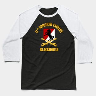 11th Armored Cavalry Veteran - Blackhorse Baseball T-Shirt